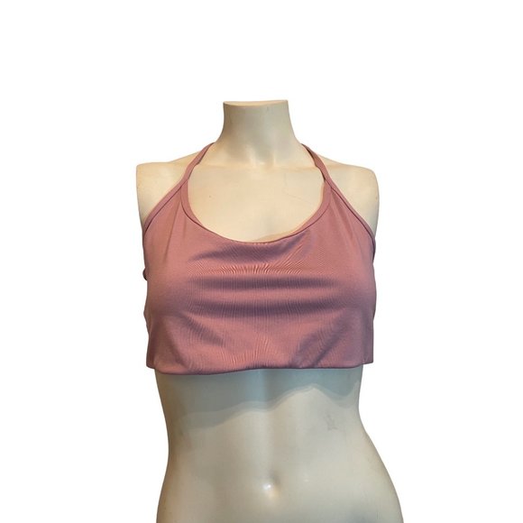 Pink Active VS Victorias Secret Ultimate Sports Bra Dusty Pink Rose Sz XL EUC - Picture 2 of 7